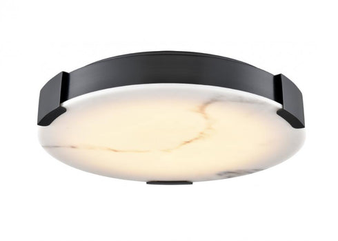 DVI Lighting PETRA 14 Inch LED FLUSH MOUNT in Brass Finish Model: DVP42038BR-BFA