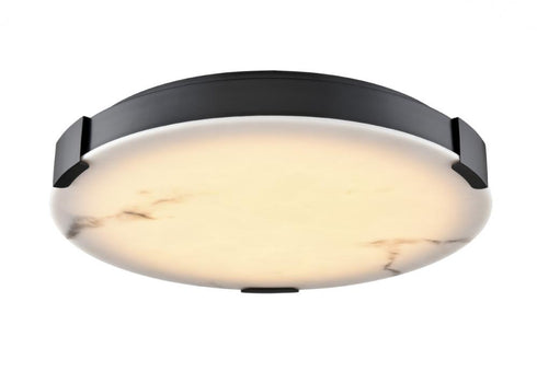 DVI Lighting PETRA 18 Inch LED FLUSH MOUNT in Brass Finish Model: DVP42048BR-BFA