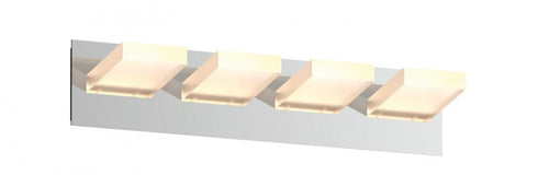 DVI Lighting PRECIPICE 4 Light LED VANITY in Chrome Finish Model: DVP37594CH-AO