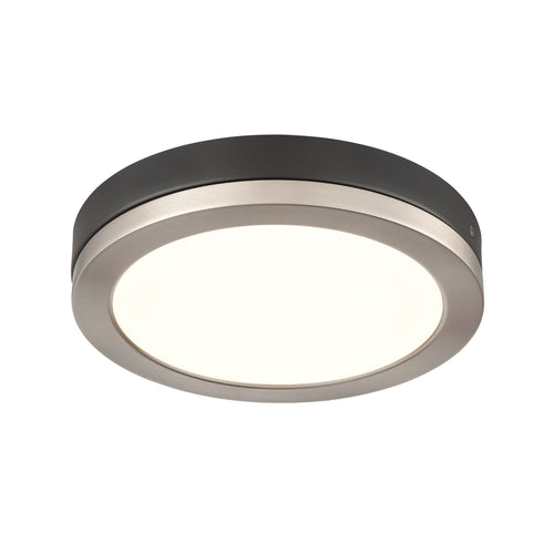 DVI Lighting TEMAGAMI 9 Inch LED FLUSHMOUNT in Brass and Graphite Finish Model: DVP39328BR+GR