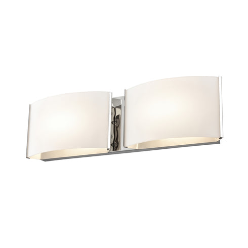 DVI Lighting VANGUARD 2 Light LED VANITY in Chrome Finish Model: DVP1796CH-OP