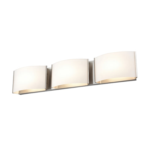 DVI Lighting VANGUARD 3 Light LED VANITY in Chrome Finish Model: DVP1797CH-OP