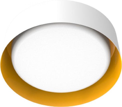 DVI Lighting YUKON LED FLUSHMOUNT in Antique Gold and Matte Black Finish Model: DVP39948AG+MB-AO