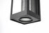 Elegant Lighting 1 Light Amaris 15 inch LED Outdoor Wall sconce in Black in Black and Clear Finish Model: OD604W15BK