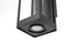 Elegant Lighting 1 Light Amaris 19 inch LED Outdoor Wall sconce in Black in Black and Clear Finish Model: OD604W19BK