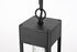 Elegant Lighting 1 Light Amaris 23 inch LED Outdoor Pendant in Black in Black and Clear Finish Model: OD604H23BK
