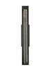 Elegant Lighting 1 Light Amaris 32 inch LED Outdoor Wall sconce in Black in Black and Clear Finish Model: OD604W32BK