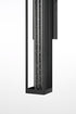 Elegant Lighting 1 Light Amaris 32 inch LED Outdoor Wall sconce in Black in Black and Clear Finish Model: OD604W32BK
