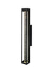 Elegant Lighting 1 Light Amaris 32 inch LED Outdoor Wall sconce in Black in Black and Clear Finish Model: OD604W32BK