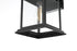 Elegant Lighting 1 Light Araceli 10 inch Outdoor Wall sconce in Black in Black and Clear Finish Model: OD611W10BK