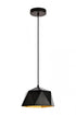 Elegant Lighting 1 Light Arden Collection Pendant D10.2 H6.7 Lt:1 frosted white and Gold Finish in White and Golden Inside Finish Model: LDPD2078