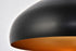Elegant Lighting 1 Light Circa Collection Pendant D16.5 Inch H12 Inch Lt:1 in Black Finish Model: LDPD2045