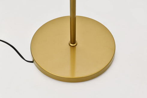 Elegant Lighting 1 Light Flos metal floor lamp in brass Model: LD5101FL21BR