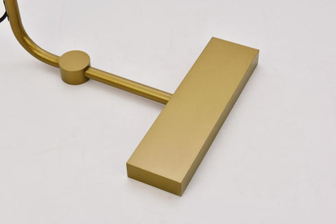 Elegant Lighting 1 Light Flos rattan bell shade floor lamp in brass Model: LD5102FL24BR