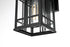 Elegant Lighting 1 Light Harley 10 inch Outdoor Wall sconce in Black in Black and Clear Finish Model: OD613W10BK