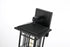 Elegant Lighting 1 Light Harley 10 inch Outdoor Wall sconce in Black in Black and Clear Finish Model: OD613W10BK