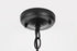 Elegant Lighting 1 Light Harley 12 inch Outdoor Pendant in Black in Black and Clear Finish Model: OD613H11BK