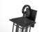 Elegant Lighting 1 Light Harley 12 inch Outdoor Wall sconce in Black in Black and Clear Finish Model: OD613W12BK