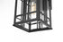 Elegant Lighting 1 Light Harley 13 inch Outdoor Wall sconce in Black in Black and Clear Finish Model: OD613W13BK