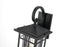 Elegant Lighting 1 Light Harley 14 inch Outdoor Wall sconce in Black in Black and Clear Finish Model: OD613W14BK