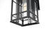 Elegant Lighting 1 Light Harley 14 inch Outdoor Wall sconce in Black in Black and Clear Finish Model: OD613W14BK