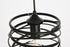 Elegant Lighting 1 Light Hopper Collection Pendant D7.9 H11.8 Lt:1 in Black Finish Model: LDPD2086