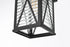 Elegant Lighting 1 Light Jada 12 inch Outdoor Wall sconce in Black in Black and Clear Finish Model: OD607W12BK