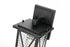 Elegant Lighting 1 Light Jada 12 inch Outdoor Wall sconce in Black in Black and Clear Finish Model: OD607W12BK
