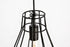 Elegant Lighting 1 Light Jago Collection Pendant D9.1 H12.3 Lt:1 in Black Finish Model: LDPD2087