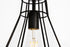 Elegant Lighting 1 Light Jago Collection Pendant D9.1 H12.3 Lt:1 in Black Finish Model: LDPD2087