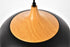 Elegant Lighting 1 Light Nora Collection Pendant D11.5 Inch H9 Inch Lt:1 Black and natural wood finish Model: LDPD2005