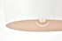 Elegant Lighting 1 Light Nora Collection Pendant D11.5 Inch H9 Inch Lt:1 frosted white and natural wood finish Model: LDPD2004