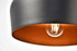 Elegant Lighting 1 Light Nora Collection Pendant D11.5 Inch H9 Inch Lt:1 in Black finish Model: LDPD2003