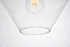 Elegant Lighting 1 Light Placido Collection Pendant D9.4 H10.8 Lt:1 in Black and Clear Finish Model: LDPD2115