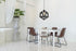 Elegant Lighting 1 Light Redmond Collection Pendant D13.0 Inch H14.6 Lt:1 in Black Finish Model: LDPD2110