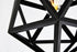 Elegant Lighting 1 Light Redmond Collection Pendant D13.0 Inch H14.6 Lt:1 in Black Finish Model: LDPD2110