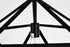 Elegant Lighting 1 Light Redmond Collection Pendant D19.7 H22.6 Lt:1 in Black Finish Model: LDPD2111