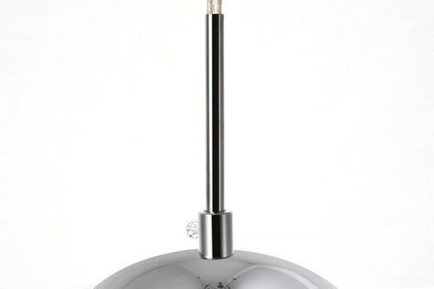 Elegant Lighting 1 Light Reflection Collection Pendant D9.5 Inch H9.5 Inch Lt:1 in Chrome finish Model: LDPD2012