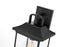Elegant Lighting 1 Light Saul 16 inch Outdoor Wall sconce in Black in Black and Clear Finish Model: OD612W16BK