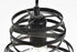 Elegant Lighting 1 Light Sybil Collection Pendant D7.5 H9.2 Lt:1 in Matte Black Finish Model: LDPD3011