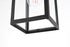 Elegant Lighting 1 Light Veda 13 inch Outdoor Pendant in Black in Black and Clear Finish Model: OD608H13BK