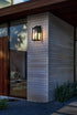 Elegant Lighting 1 Light Veda 13 inch Outdoor Wall sconce in Black in Black and Clear Finish Model: OD608W13BK