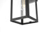 Elegant Lighting 1 Light Veda 13 inch Outdoor Wall sconce in Black in Black and Clear Finish Model: OD608W13BK
