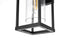 Elegant Lighting 1 Light Zora 14 inch Outdoor Wall sconce in Black in Black and Clear Finish Model: OD606W14BK