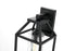 Elegant Lighting 1 Light Zora 19 inch Outdoor Wall sconce in Black in Black and Clear Finish Model: OD606W19BK