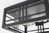 Elegant Lighting 2 Light Harley 11 inch Outdoor Flush Mount in Black in Black and Clear Finish Model: OD613F5BK