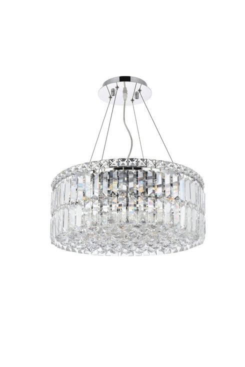 Elegant Lighting 2030D20 Maxim 12 Light Chandelier