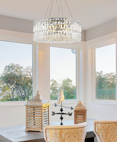 Elegant Lighting 2030D20 Maxim 12 Light Chandelier
