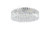 Elegant Lighting 2030F20 Maxim 6 Light Flush Mount