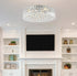 Elegant Lighting 2030F20 Maxim 6 Light Flush Mount